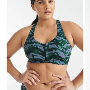 NWT knix Catalyst Front Zip Sports Bra SZ 8